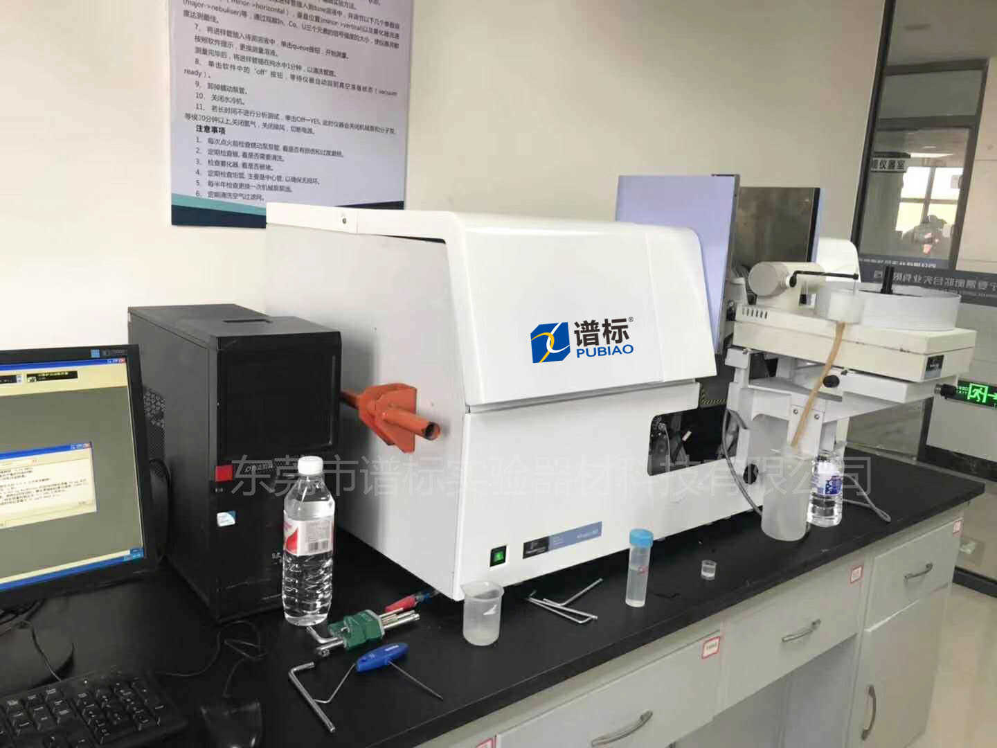 寧夏某大型第三方檢測(cè)購買我司PE二手AA800校正系數(shù)為0.999