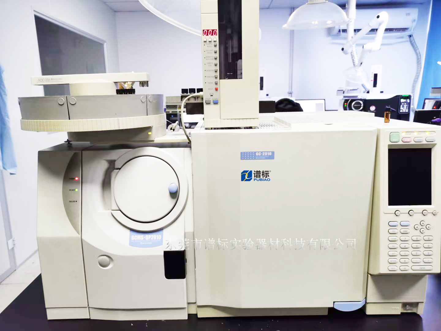 島津氣質(zhì)聯(lián)用儀GCMS QP2010 于20日在福建某檢測公司完成安裝調(diào)試