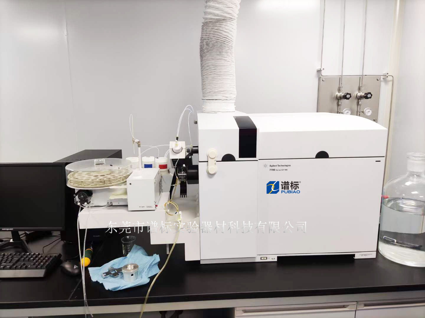 電感耦合等離子體質(zhì)譜儀安捷倫ICP-MS?7700x 28日在重慶某工廠成功驗收