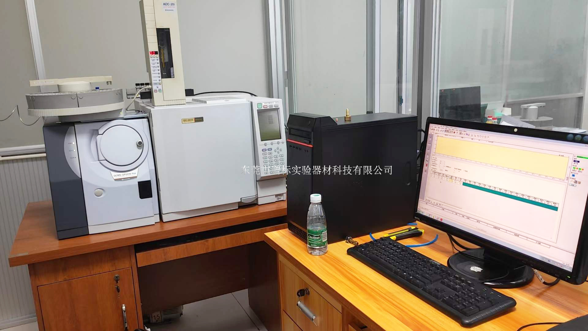 安捷倫氣質(zhì)聯(lián)用儀GCMS，QP2010PLUS+塔盤及其他前處理設(shè)備在廣州安裝調(diào)試完畢