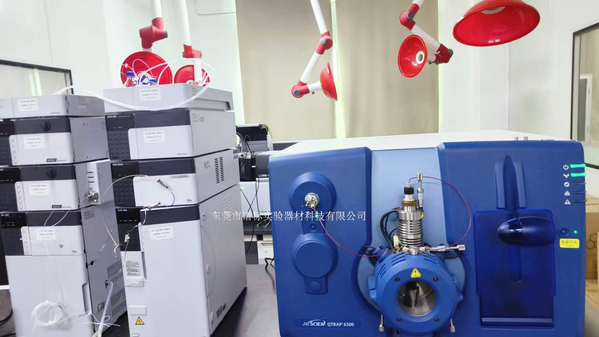 三重四級桿液質(zhì)聯(lián)用儀API6500+島津液相20A在深圳藥物檢測安裝完畢